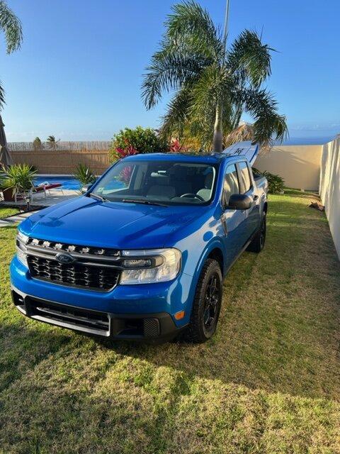 Ford Maverick Who Needs a Roof Rack? Truck with board