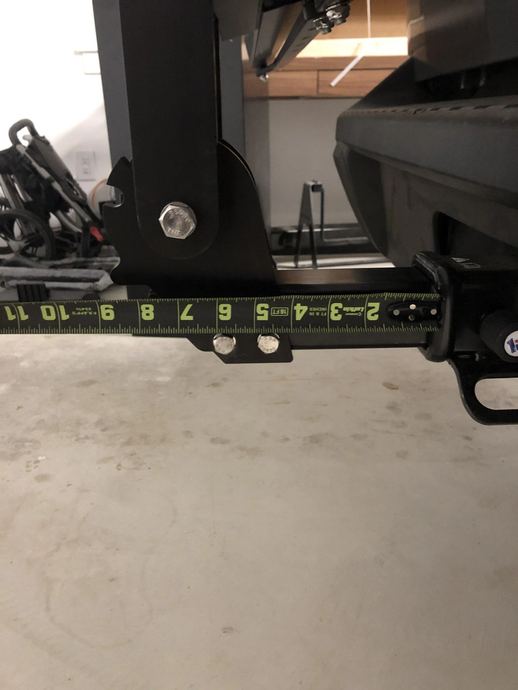 Ford Maverick 1up bike rack installed 9E1F4AC1-EC69-46D8-8DA3-AB2F383F2089