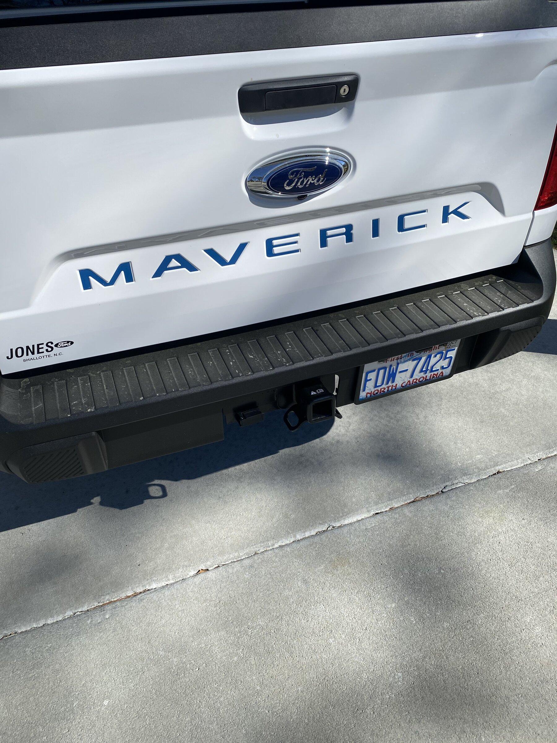 Ford Maverick Lettering on the Maverick stamp on the tailgate F34CC6AE-36BE-49C8-B18B-9F36A3EA06DD