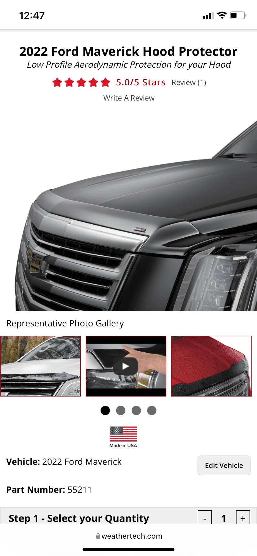 Ford Maverick Hood deflector recommendations? 3F6F349E-D059-4A0C-9399-6A014F8CD8AC