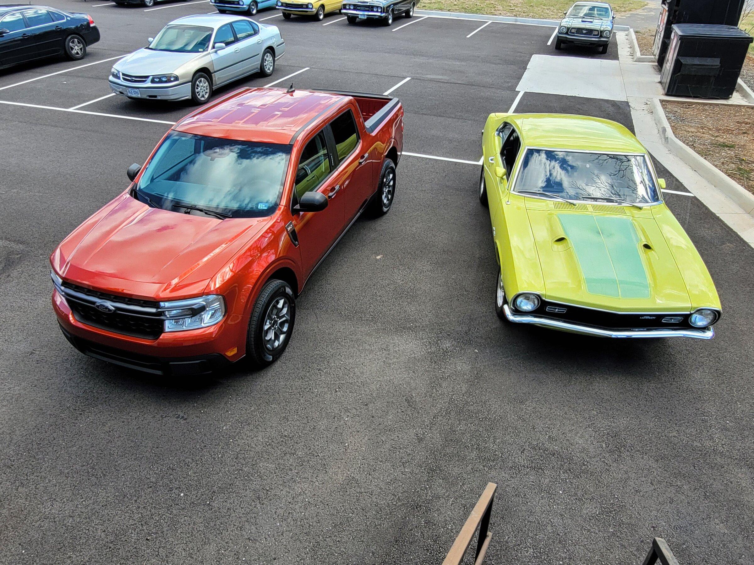Ford Maverick 50 Years Apart ('72 Maverick & '22 Maverick) 20220320_140113