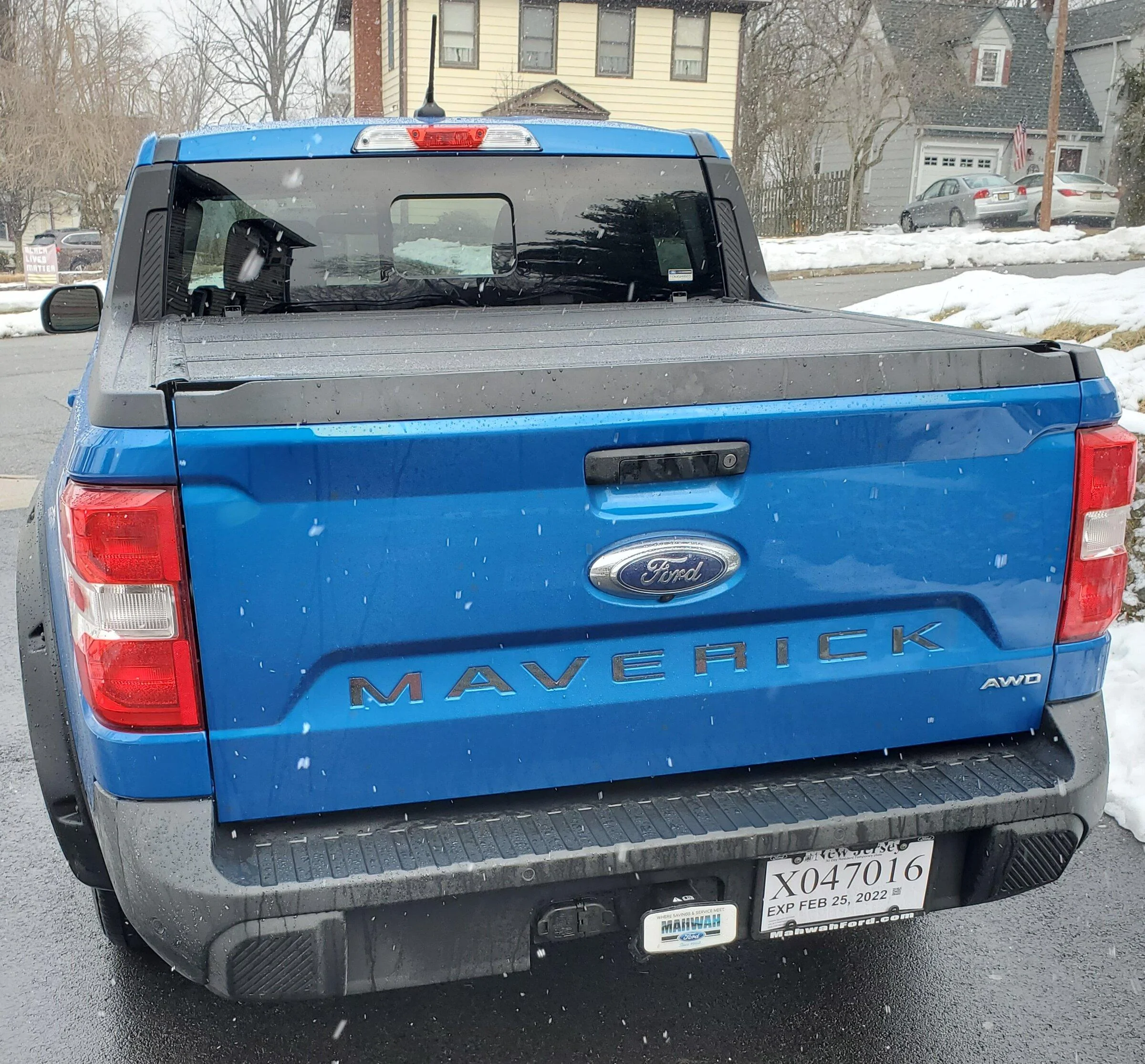 Ford Maverick Lettering on the Maverick stamp on the tailgate 20220128_121439