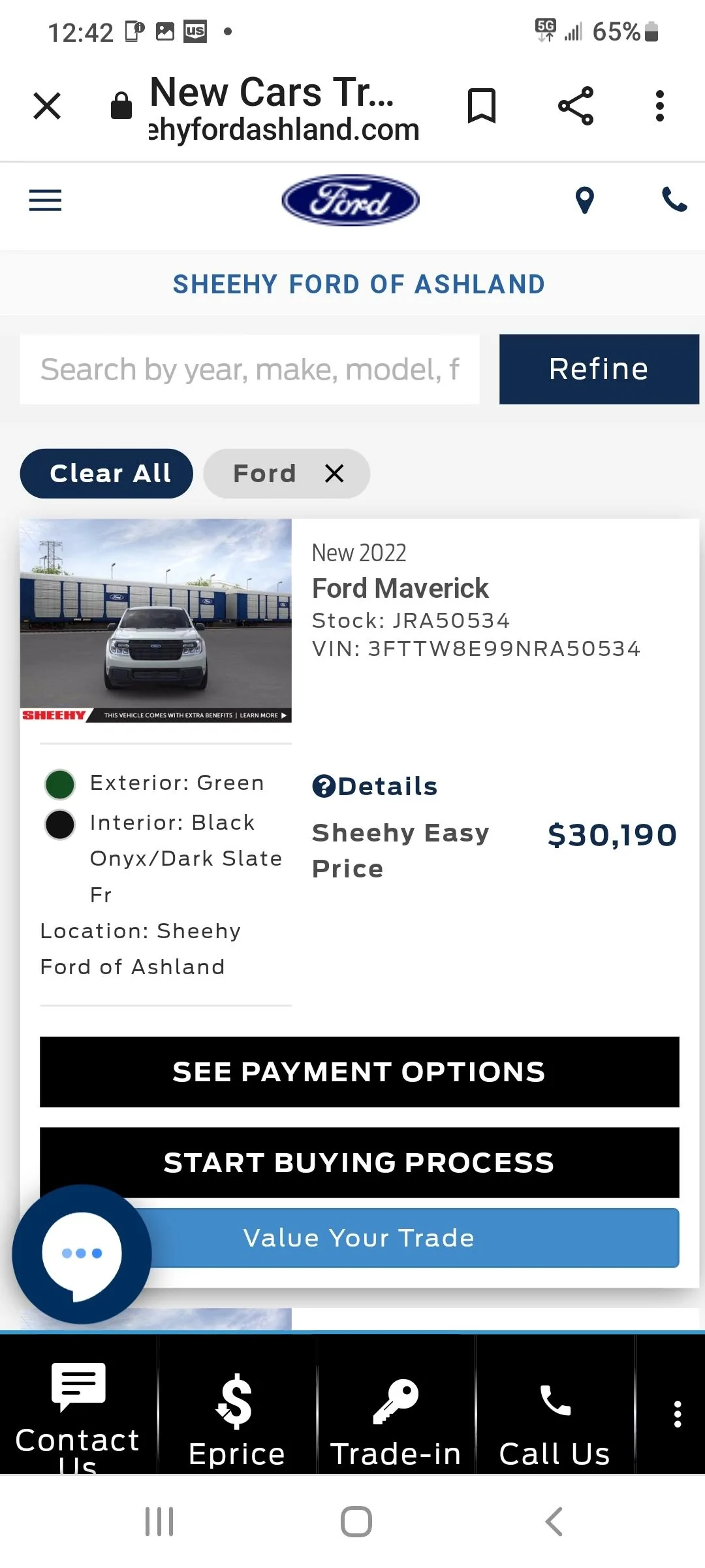 Ford Maverick Trying To Get A Maverick - My Experiences and Complaints :) Screenshot_20220321-124259_Chrom