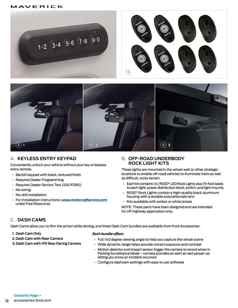 Ford Maverick 2022 Ford Maverick Accessories Guide 2022-ford-maverick-accessories-guide-12