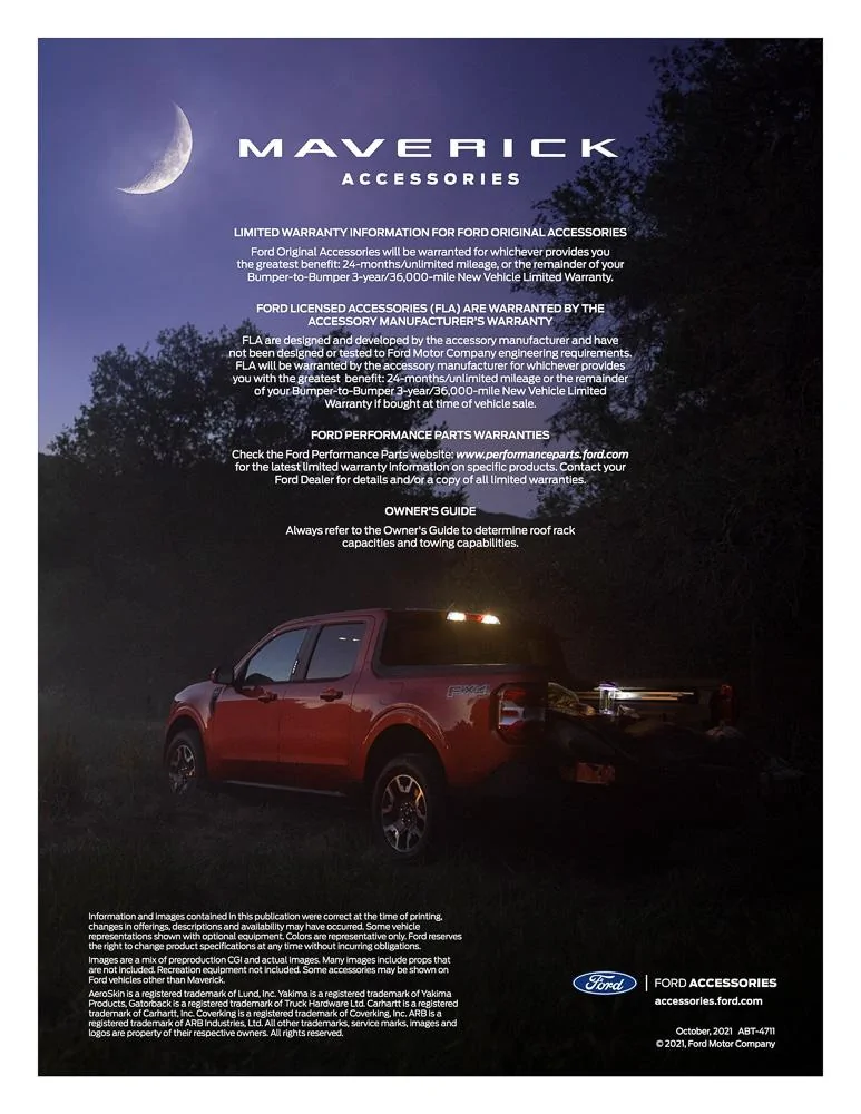 Ford Maverick 2022 Ford Maverick Accessories Guide 2022-ford-maverick-accessories-guide-36