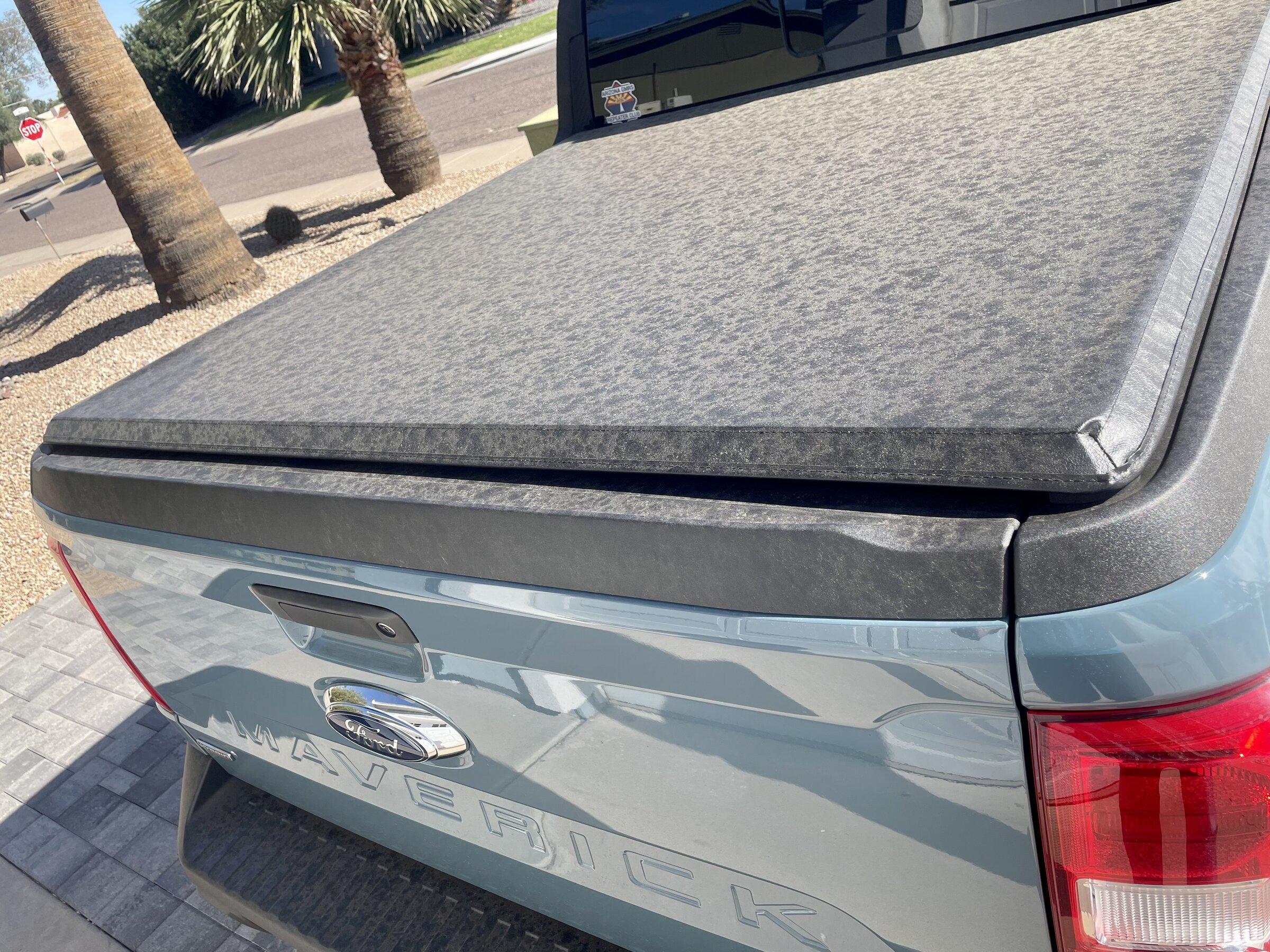 Ford Maverick Installed MAVERICK 2022 TRUXEDO SOFT ROLL-UP TONNEAU COVER IMG_2769
