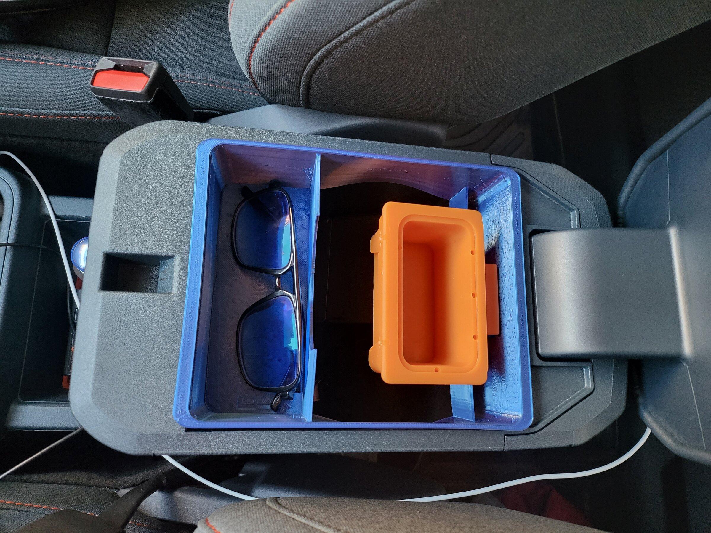 Ford Maverick Center console organizer 20220228_065600