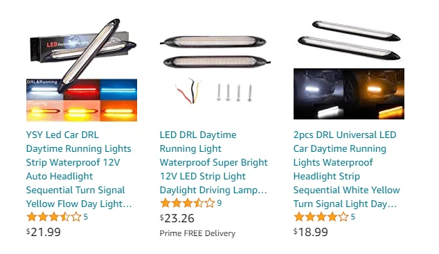Ford Maverick Custom grill DRL lights! 1648140248302
