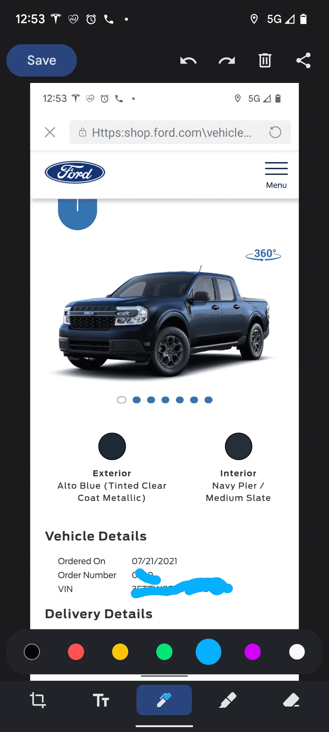 Ford Maverick First Edition Maverick Production and Scheduling Update Screenshot_20220324-125333