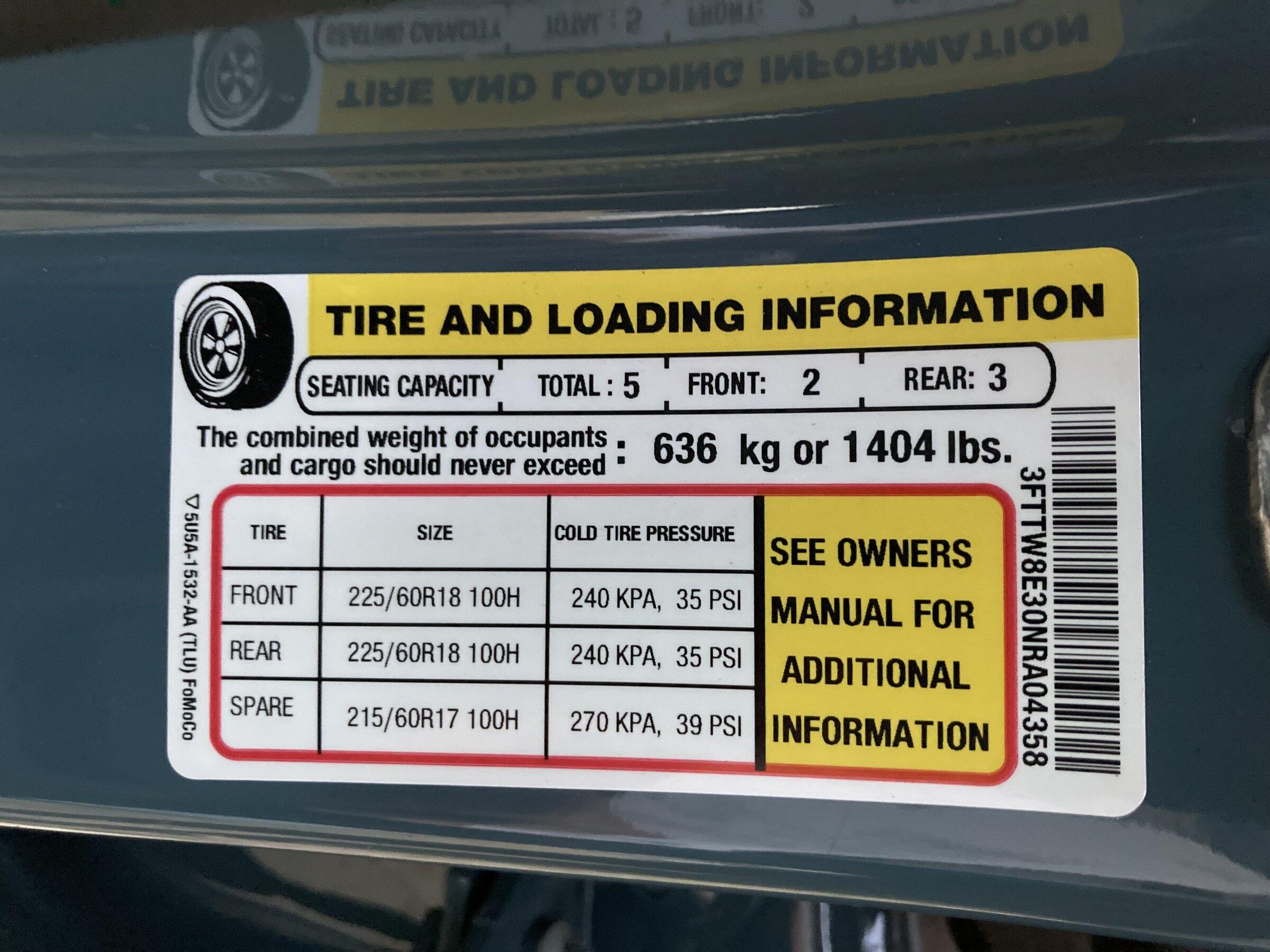 Ford Maverick XL 4K payload capacity? B1BAB142-6150-4593-A895-0D37FDA065D1