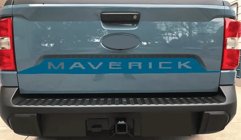 Ford Maverick Lettering Alternatives Blue fram