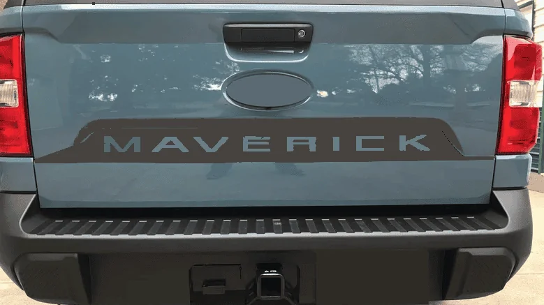 Ford Maverick Lettering Alternatives Grey fram