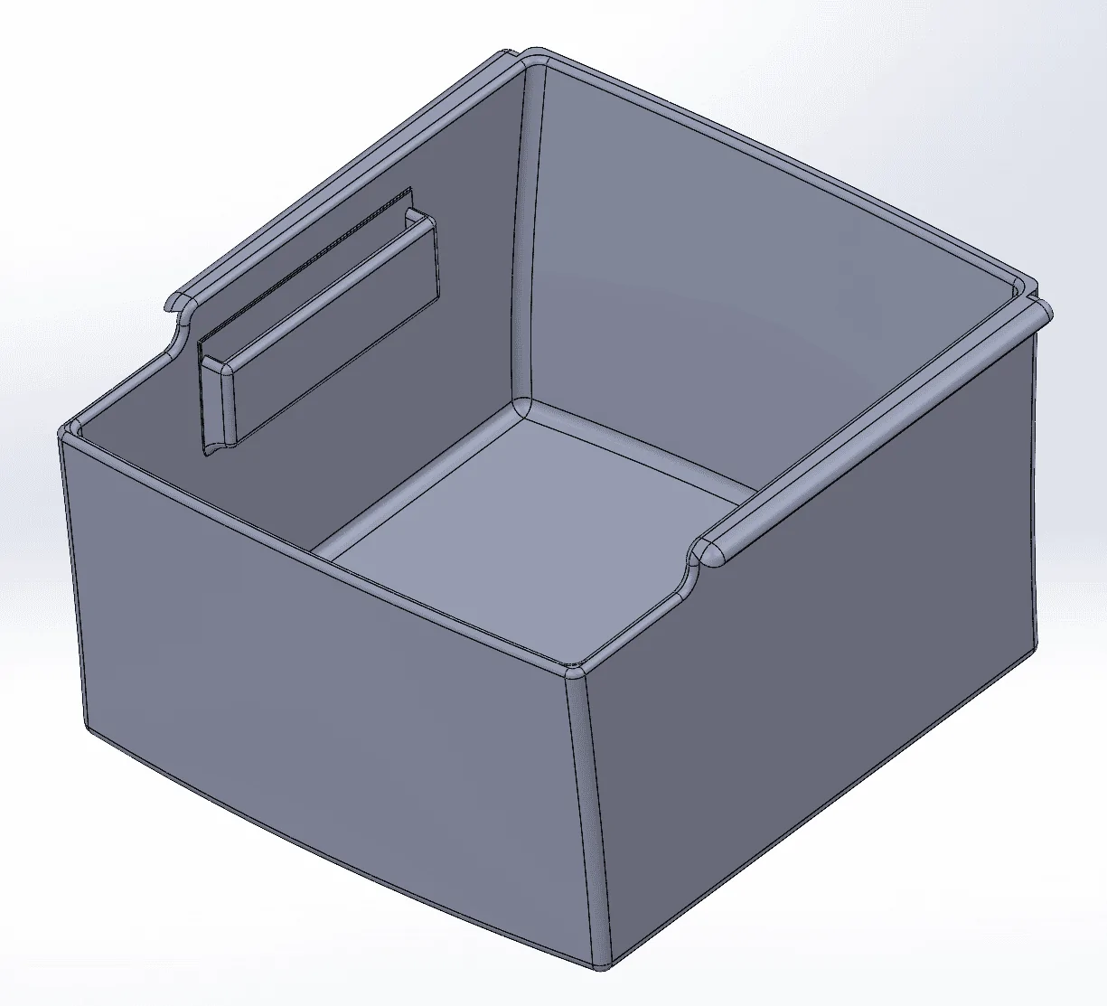 Ford Maverick Center console organizer Console Tray_Angled Vi