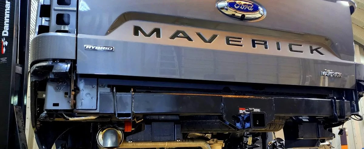 Ford Maverick Trailer hitch receiver 20220326_102706