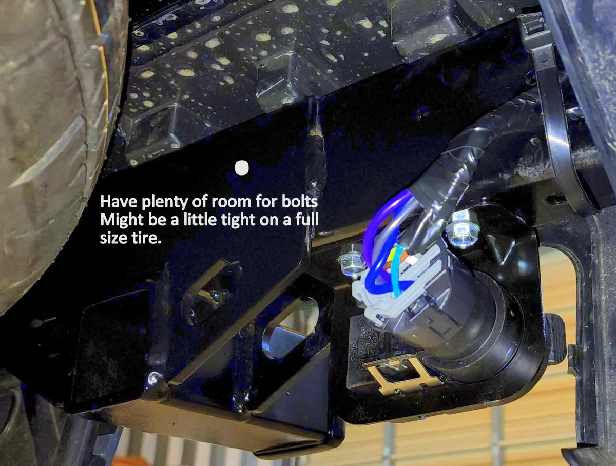 Ford Maverick Trailer hitch receiver 20220326_150033