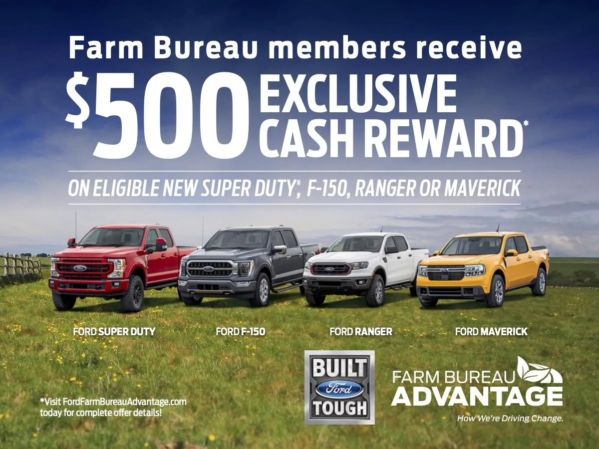 Ford Maverick $500 Rebate Reward from Ford for Farm Bureau members — Only $20 for anyone to join FD22_FB_Group_2022_Q1_1200x900_rd01_01 (1)