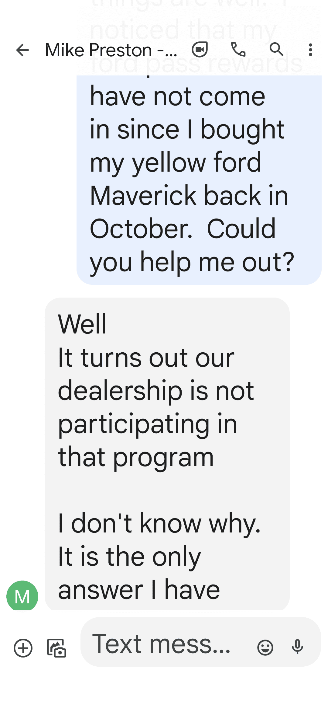 Ford Maverick Canadian ford pass points- Beware!!!!! - solved! Screenshot_20220328-140136