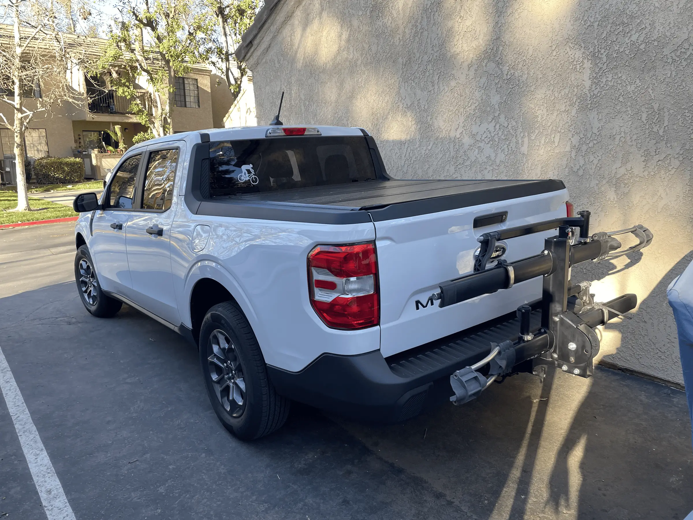 Ford Maverick A different way to transport a Kayak (without a rack) tempImagevYgq3v
