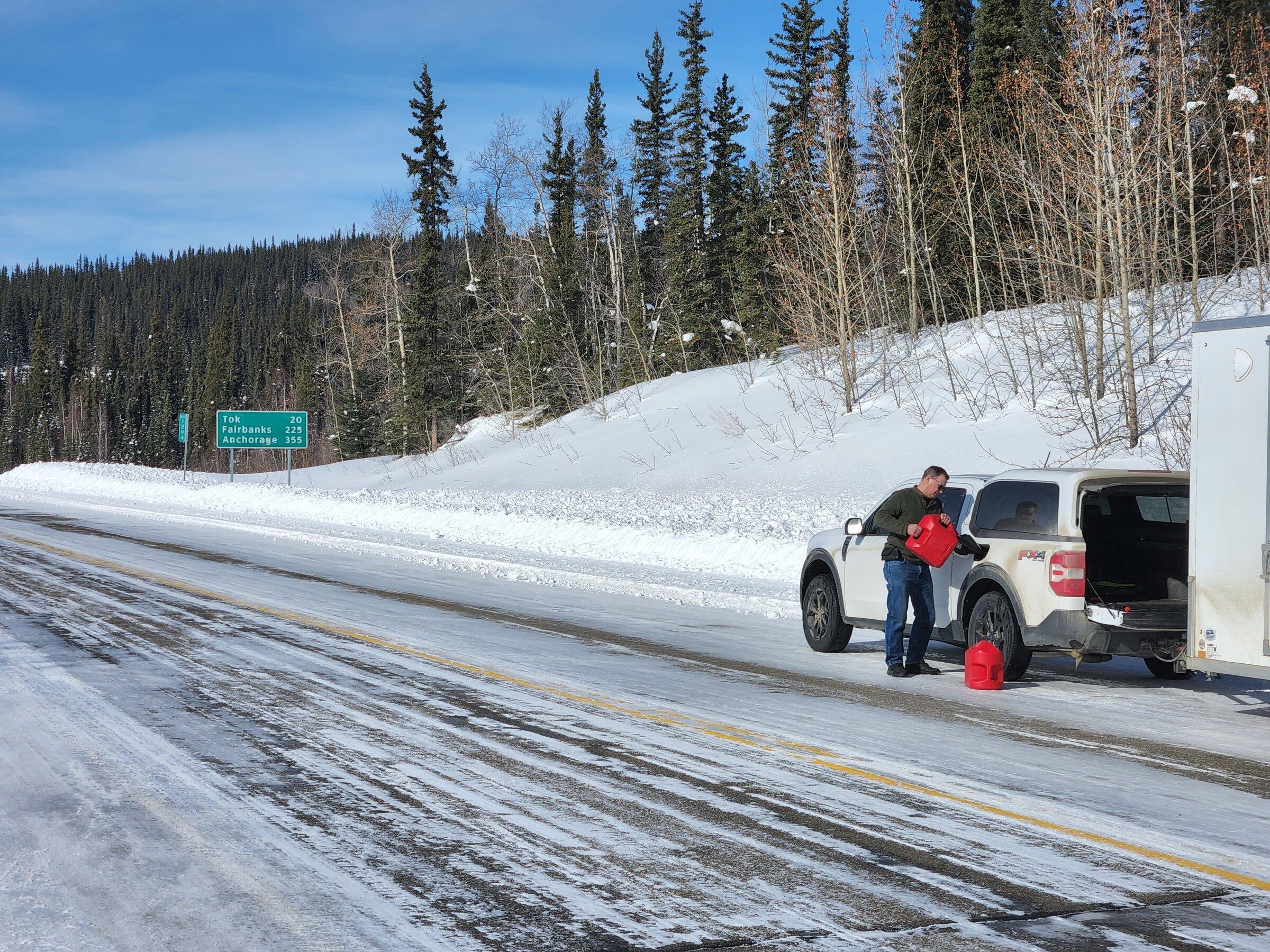 Ford Maverick Alaskan Bound - Delivery Road Trip Home in Two New Mavericks 20220324_134603