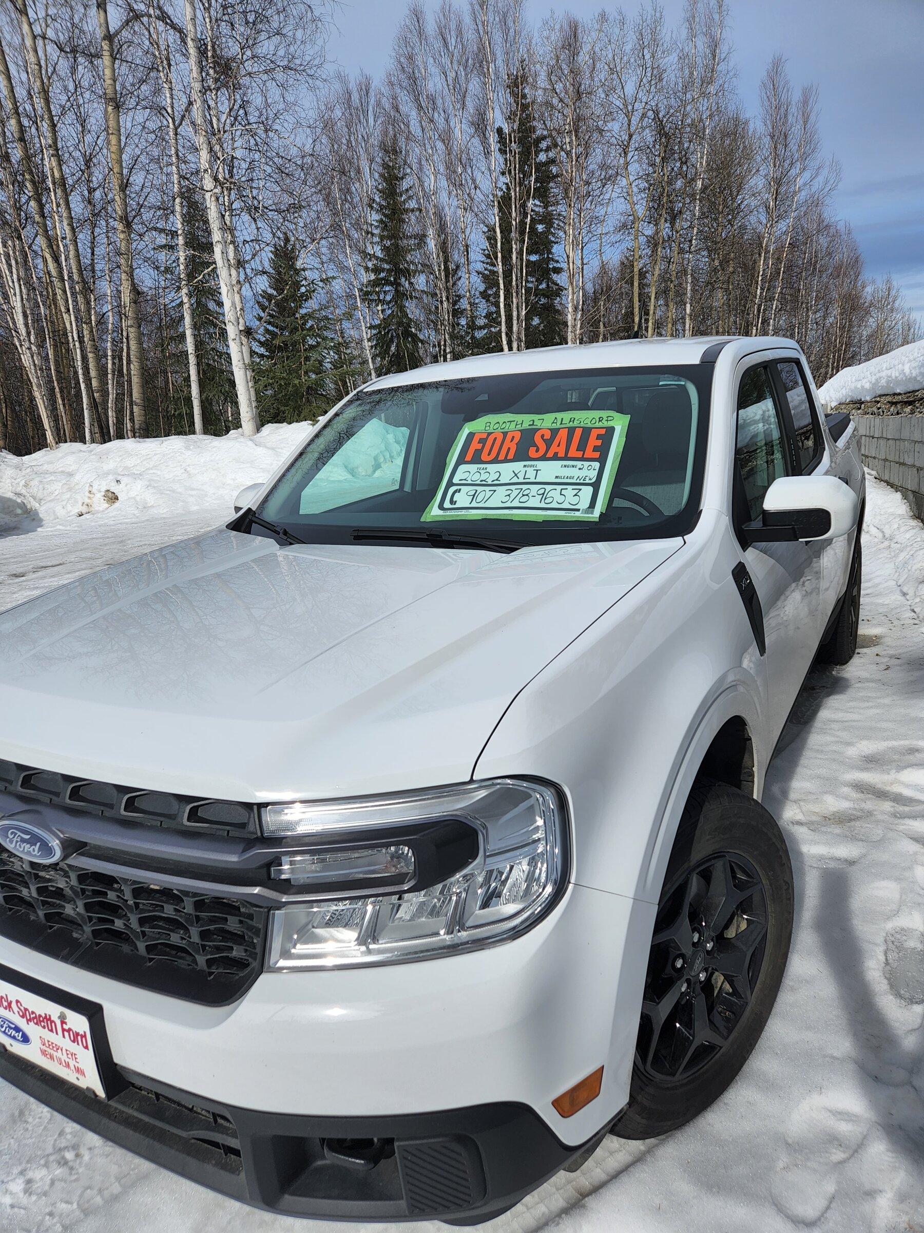 Ford Maverick Alaskan Bound - Delivery Road Trip Home in Two New Mavericks 20220328_133350