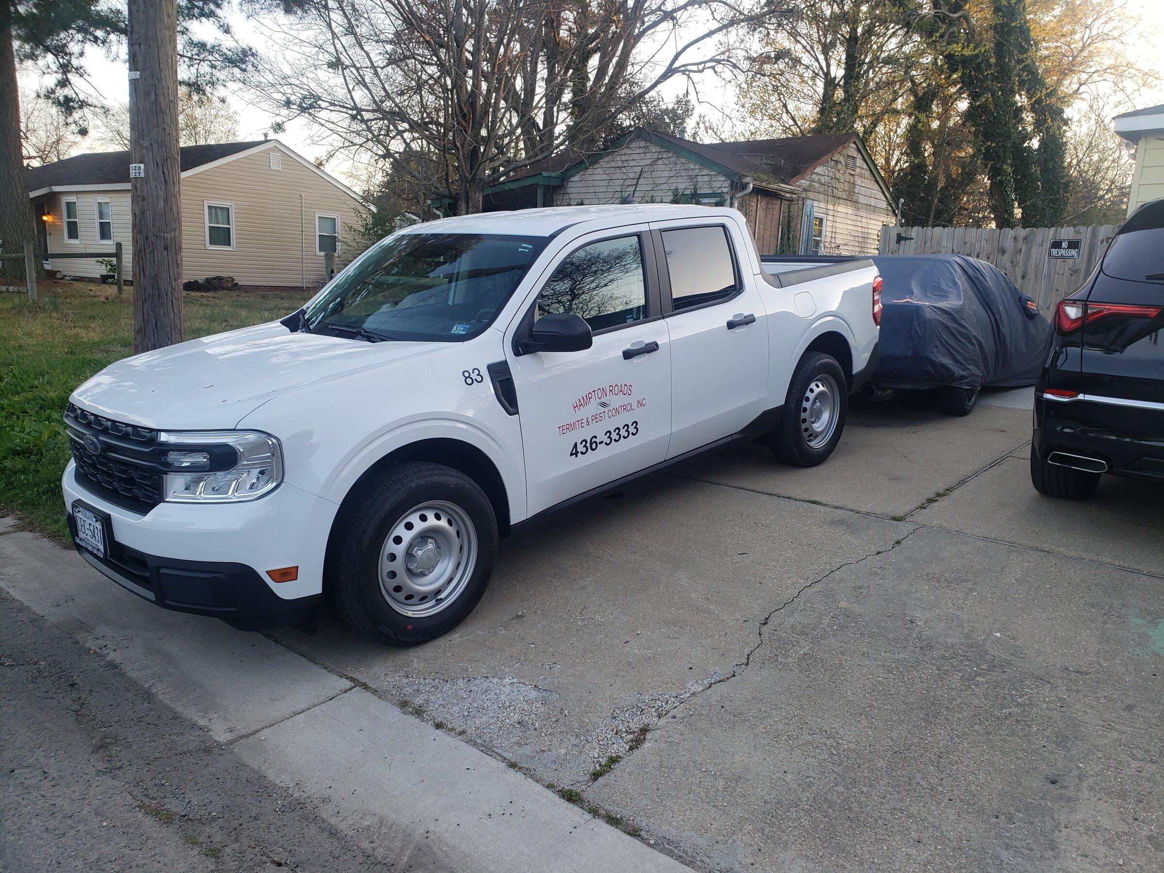 Ford Maverick Got my truck back from the graphics place.  Love it 20220328_190445