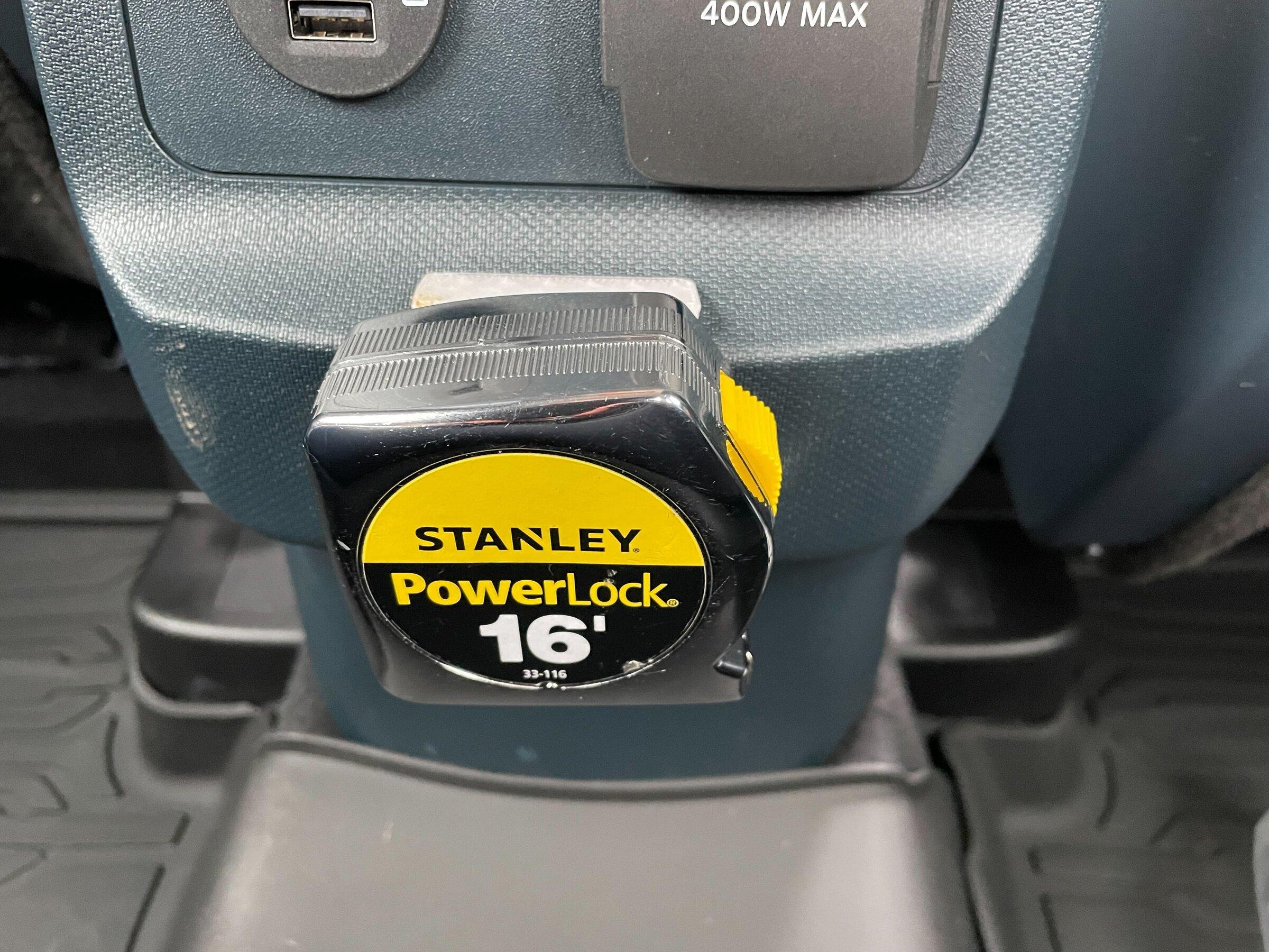 Ford Maverick First FITS gizmo: a Stanley tape measure attachment Image from iOS (39)