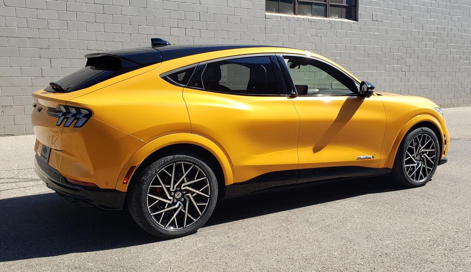 Ford Maverick CYBER ORANGE?? LOVE IT OR HATE IT? mach-e-cyber-orange-rear-