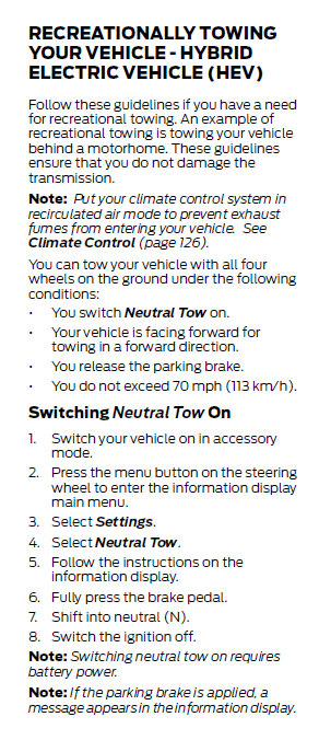 Ford Maverick Flat towing the maverick hybrid behind an RV? 1648666849162