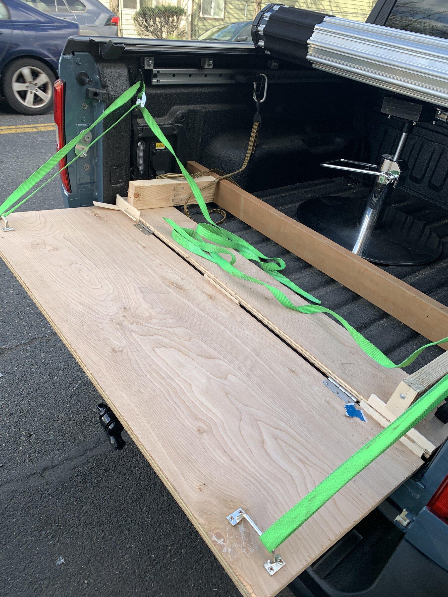 Ford Maverick Built a wooden tailgate using flexbed C9E0AF2A-B172-41F4-A72F-21B97C57B91B