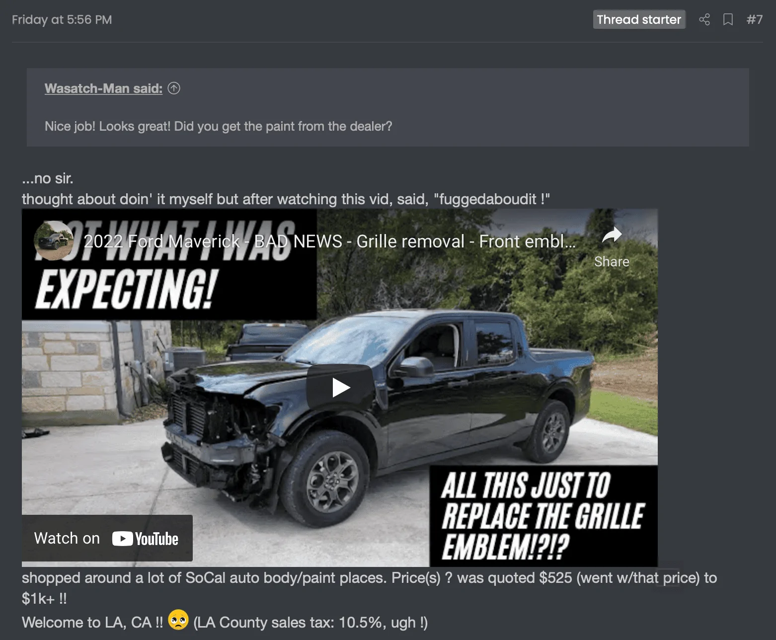 Ford Maverick Paint it ! forefdfkdf