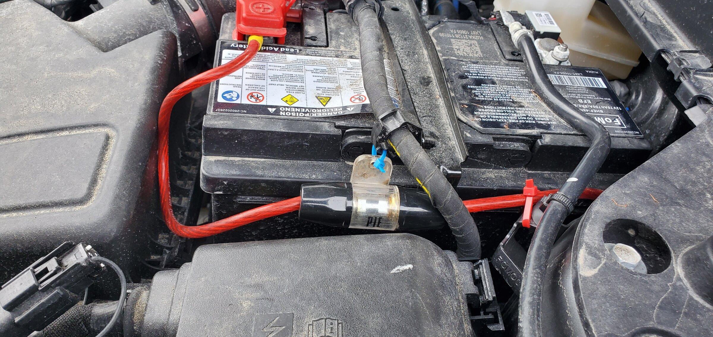 Ford Maverick Subwoofer install under rear seat 20220331_160540