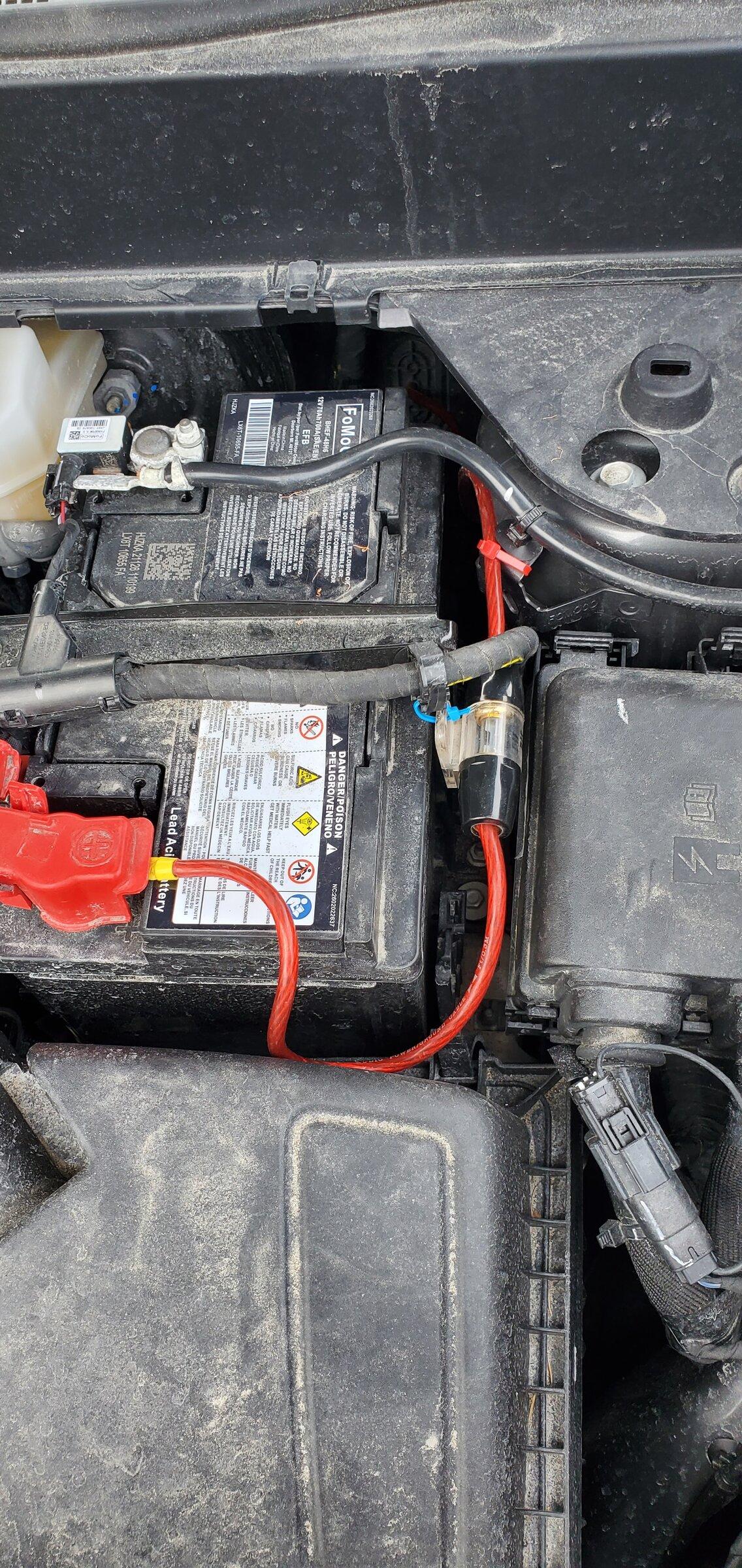 Ford Maverick Subwoofer install under rear seat 20220331_160536