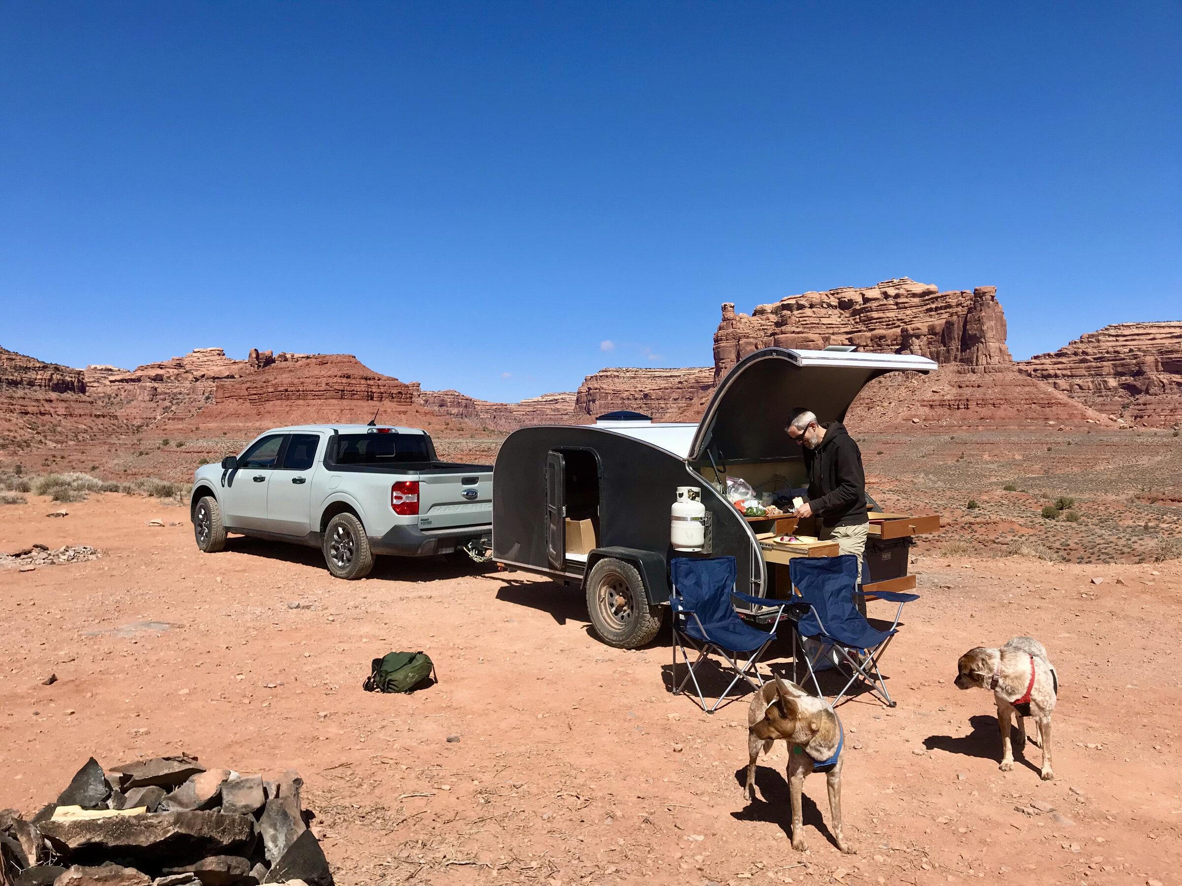 Ford Maverick Towing teardrop camper from IA to UT with Hybrid XLT.  22mpg roundtrip [Trip Report] IMG_9328