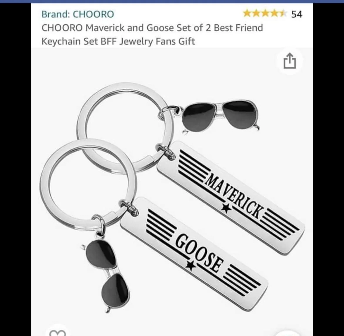 Ford Maverick Maverick & Goose keychain 3A175969-FE9C-48AE-A83F-DBA4F1B8491F