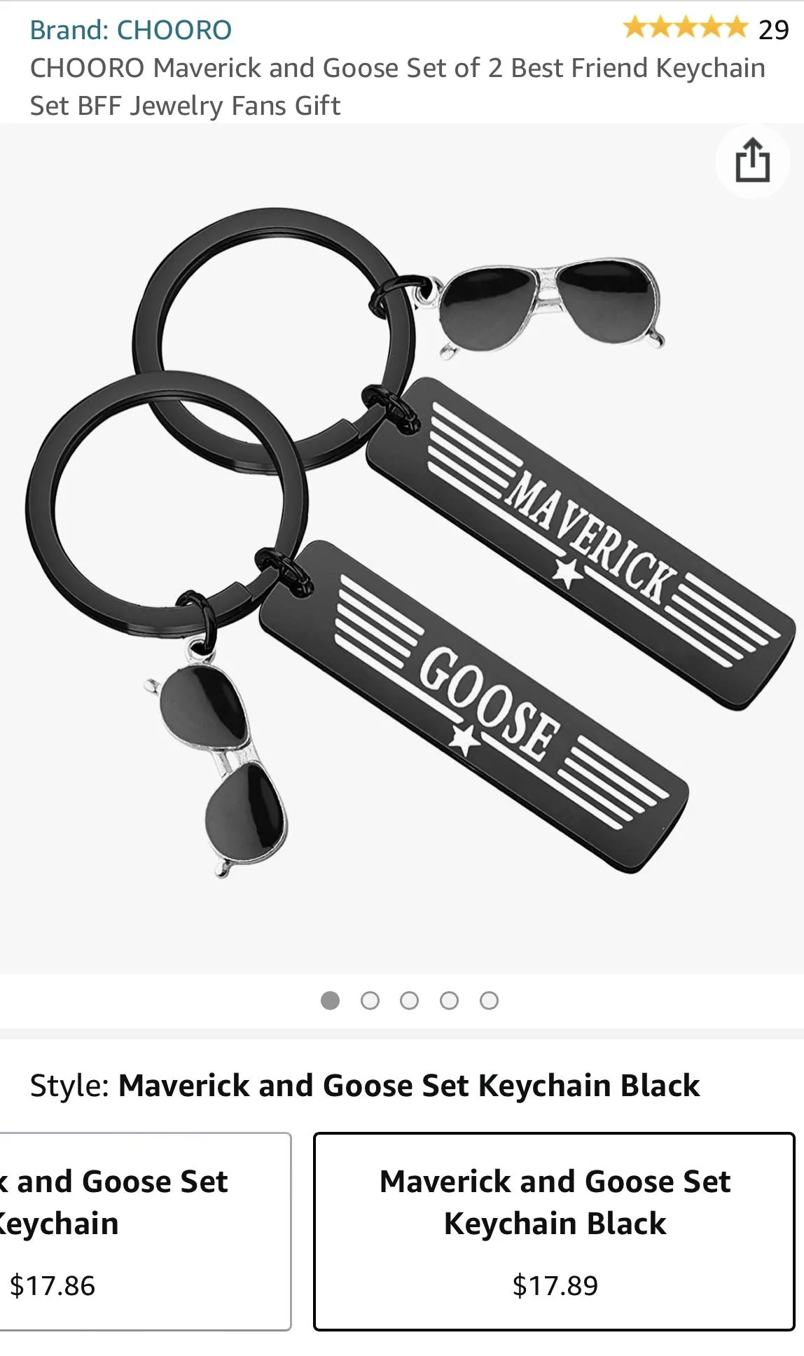 Ford Maverick Maverick & Goose keychain A6840012-FF47-45E7-AE0B-73DD5AC5A4F3