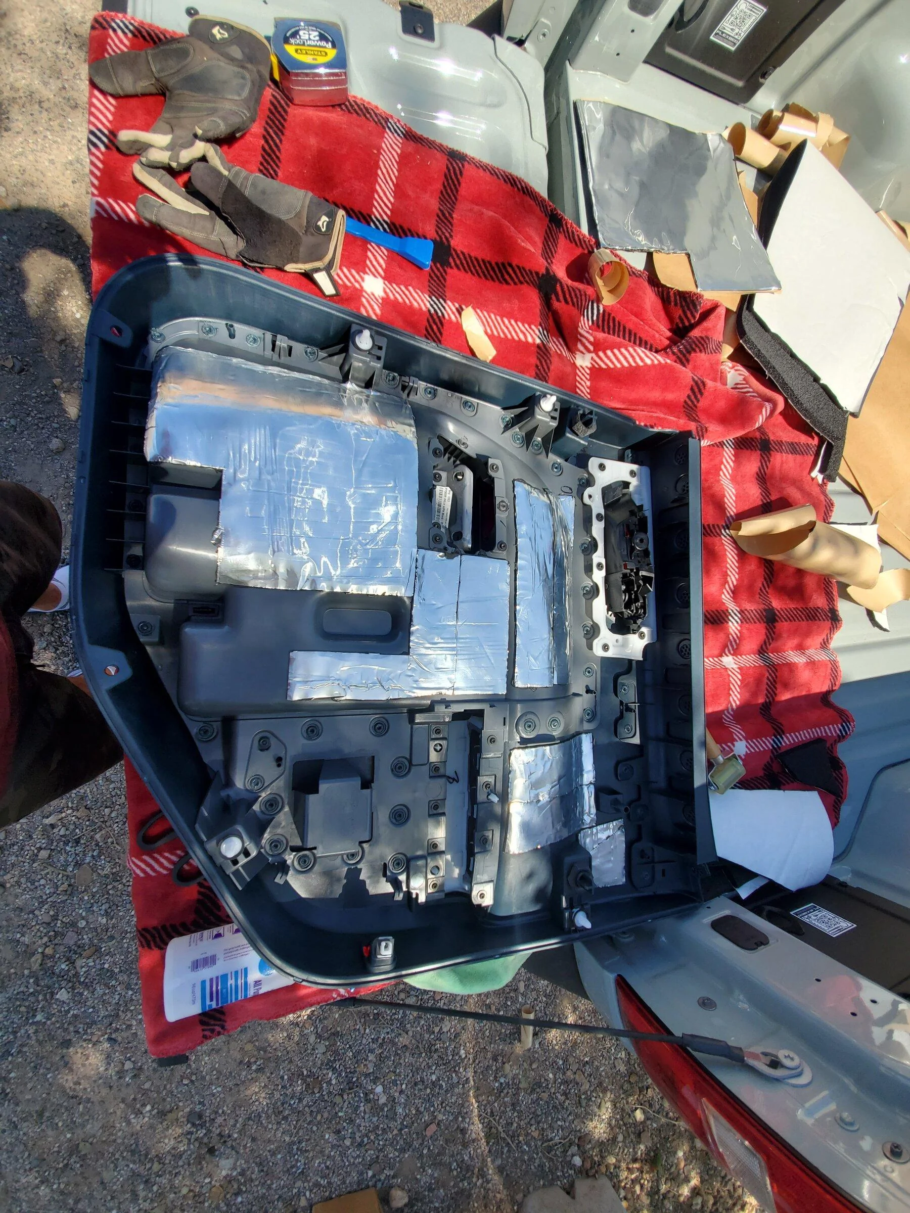 Ford Maverick Rear door sound deadening? 20220401_113801