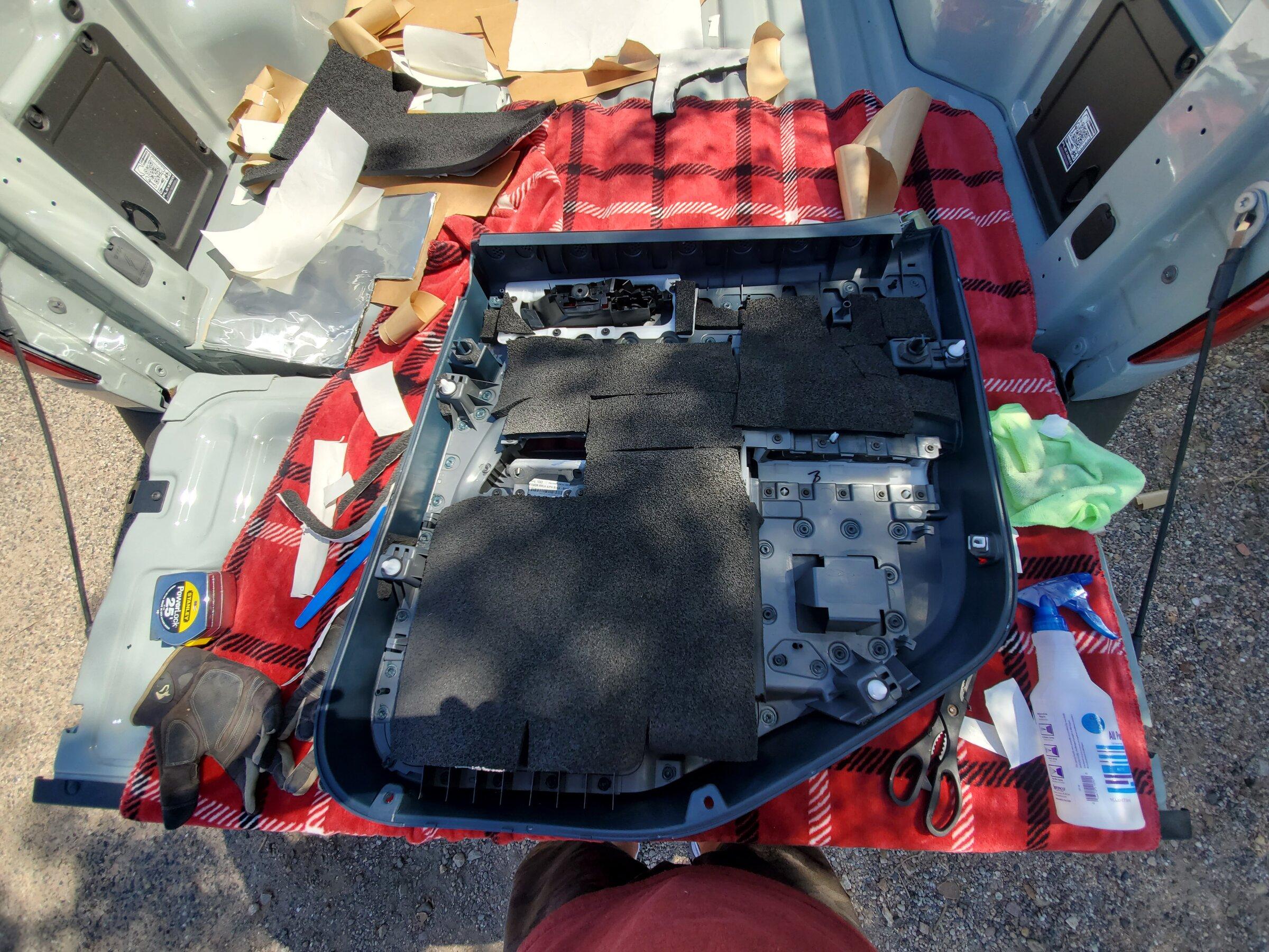Ford Maverick Rear door sound deadening? 20220401_115105