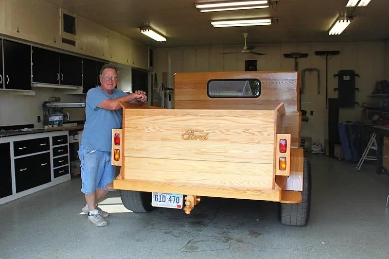 Ford Maverick Built a wooden tailgate using flexbed 211386320