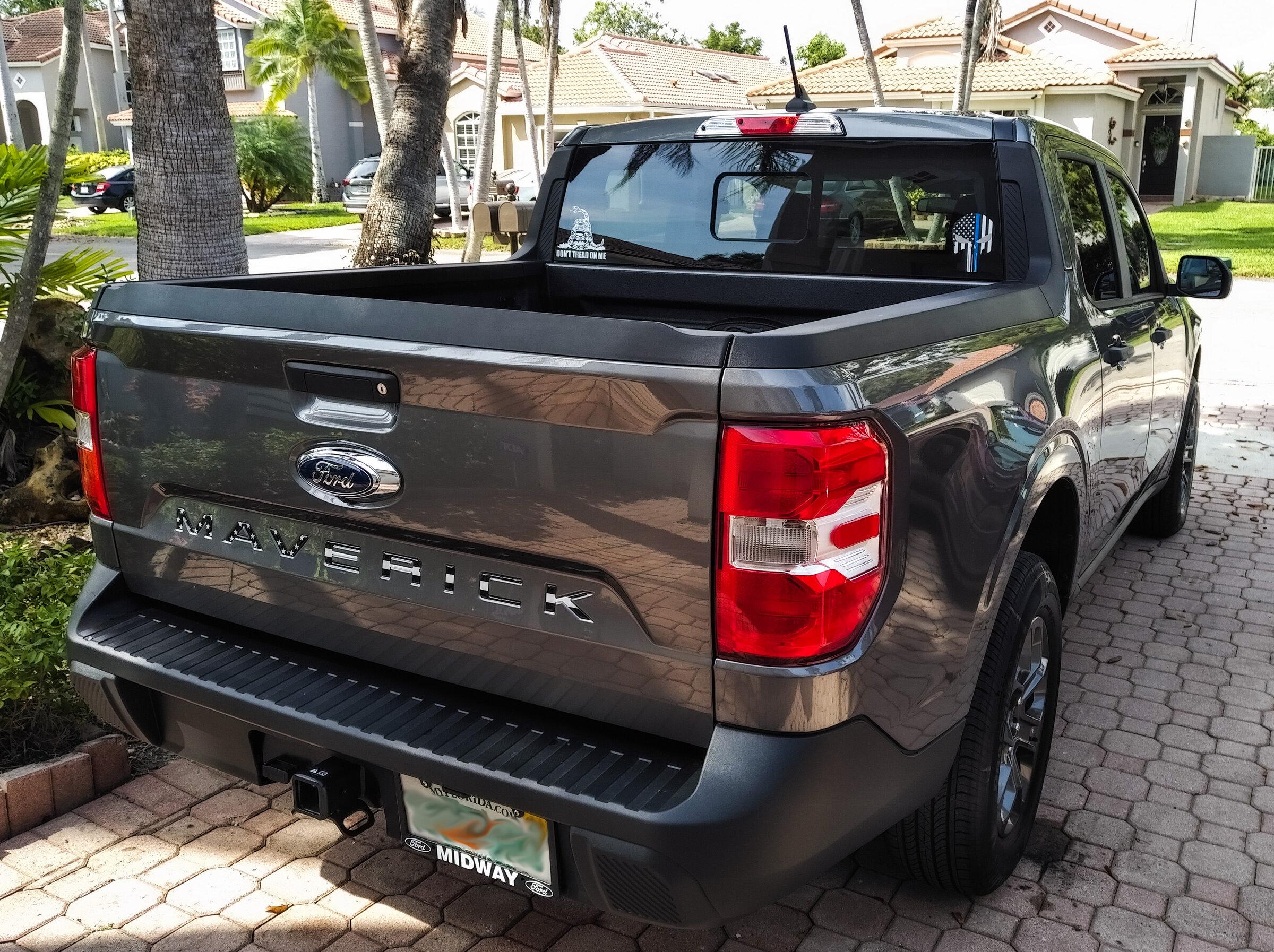 Ford Maverick Tailgate Lettering Color? Maverick Rear 02