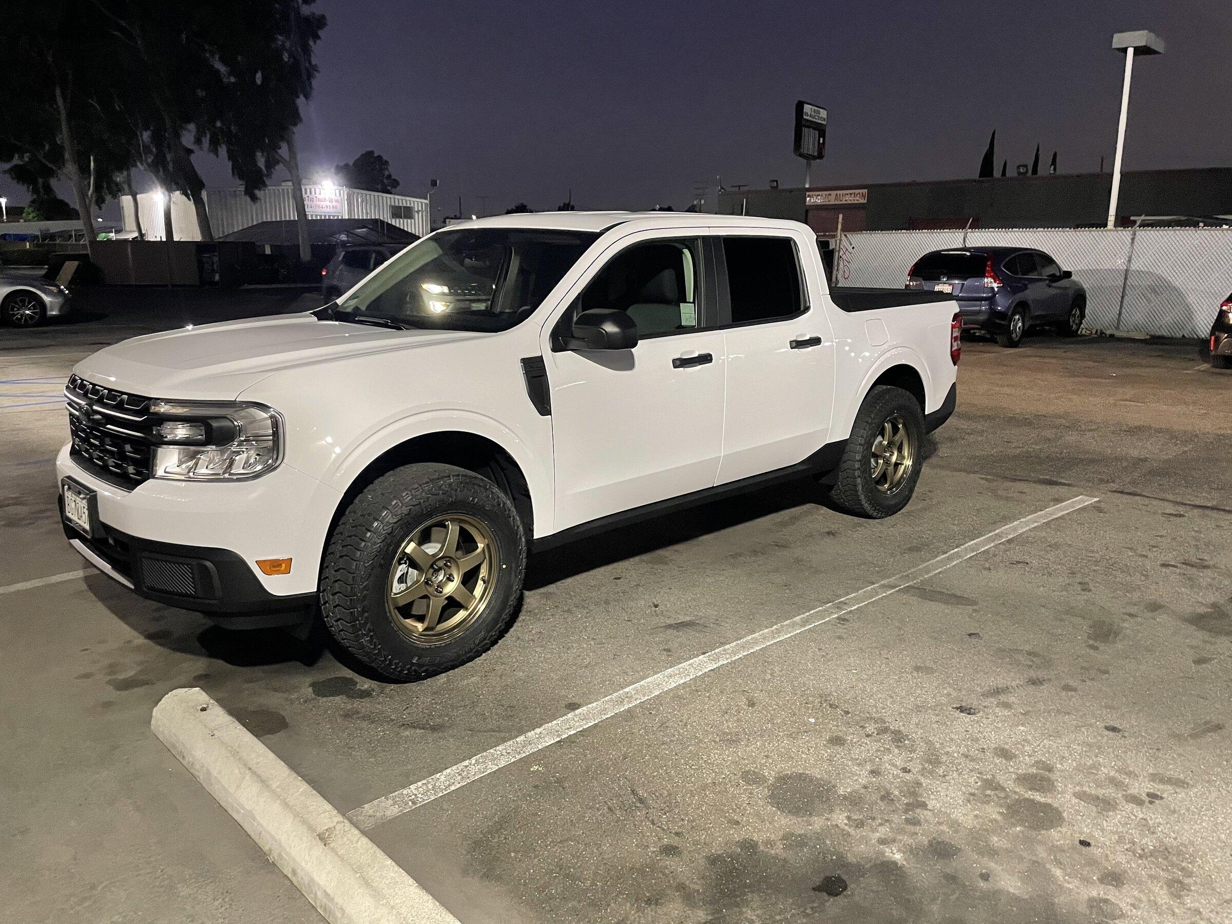 TE37’s Maverick Build | MaverickTruckClub - 2022+ Ford Maverick Pickup ...