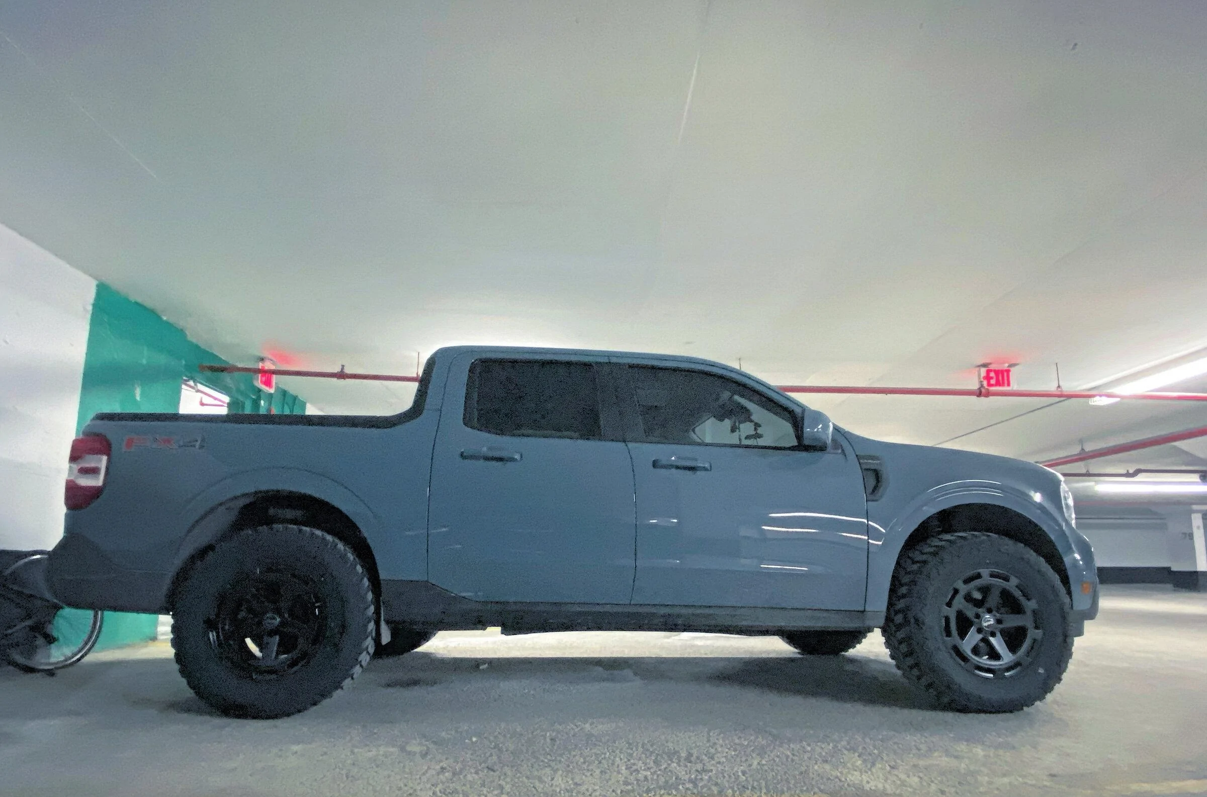 Ford Maverick Rough Country 2” Lift Kit, Reika wheels 17x8 20 offsets on 265/70r17 M/T 37DCD572-F93D-453D-B8B0-0145CF344D4A