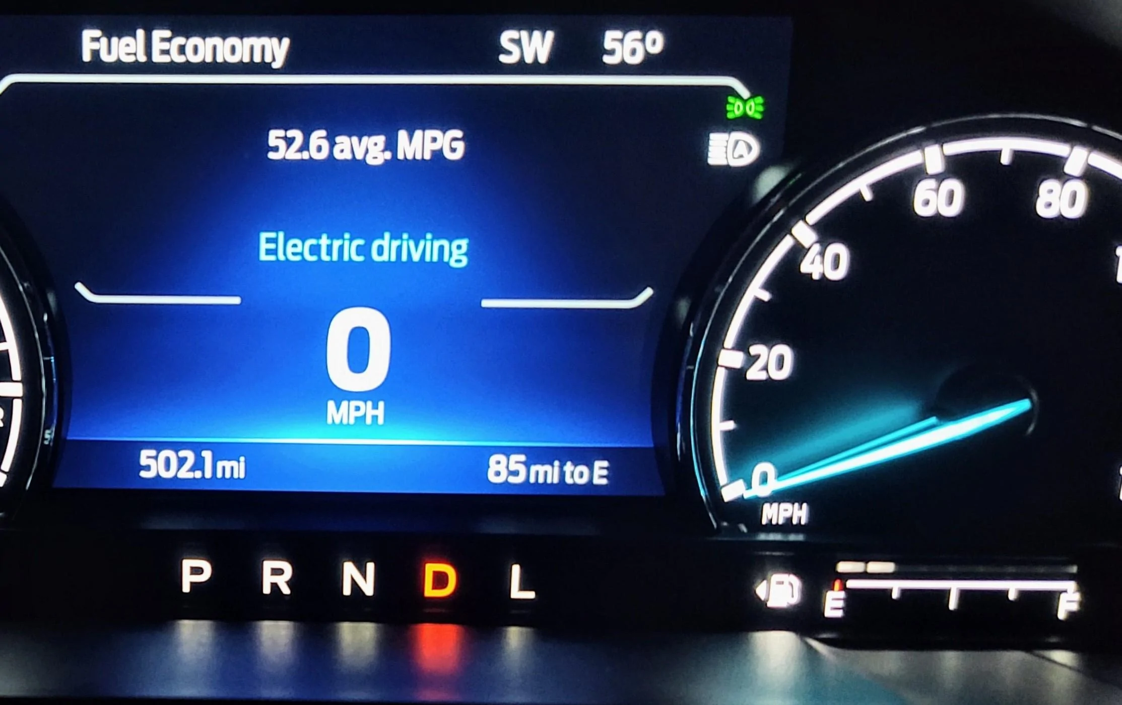 Ford Maverick How far can your Maverick hybrid go on one tank of gas IMG_20220331_211933728~5