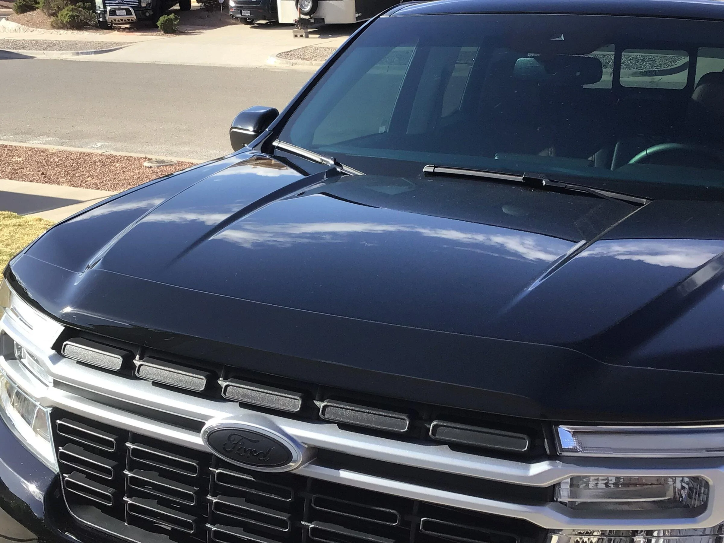 Ford Maverick Ford Aeroskin Deflector vs Aftermarket 98DE9076-A1D4-414F-A49B-FF584BEB3DA7