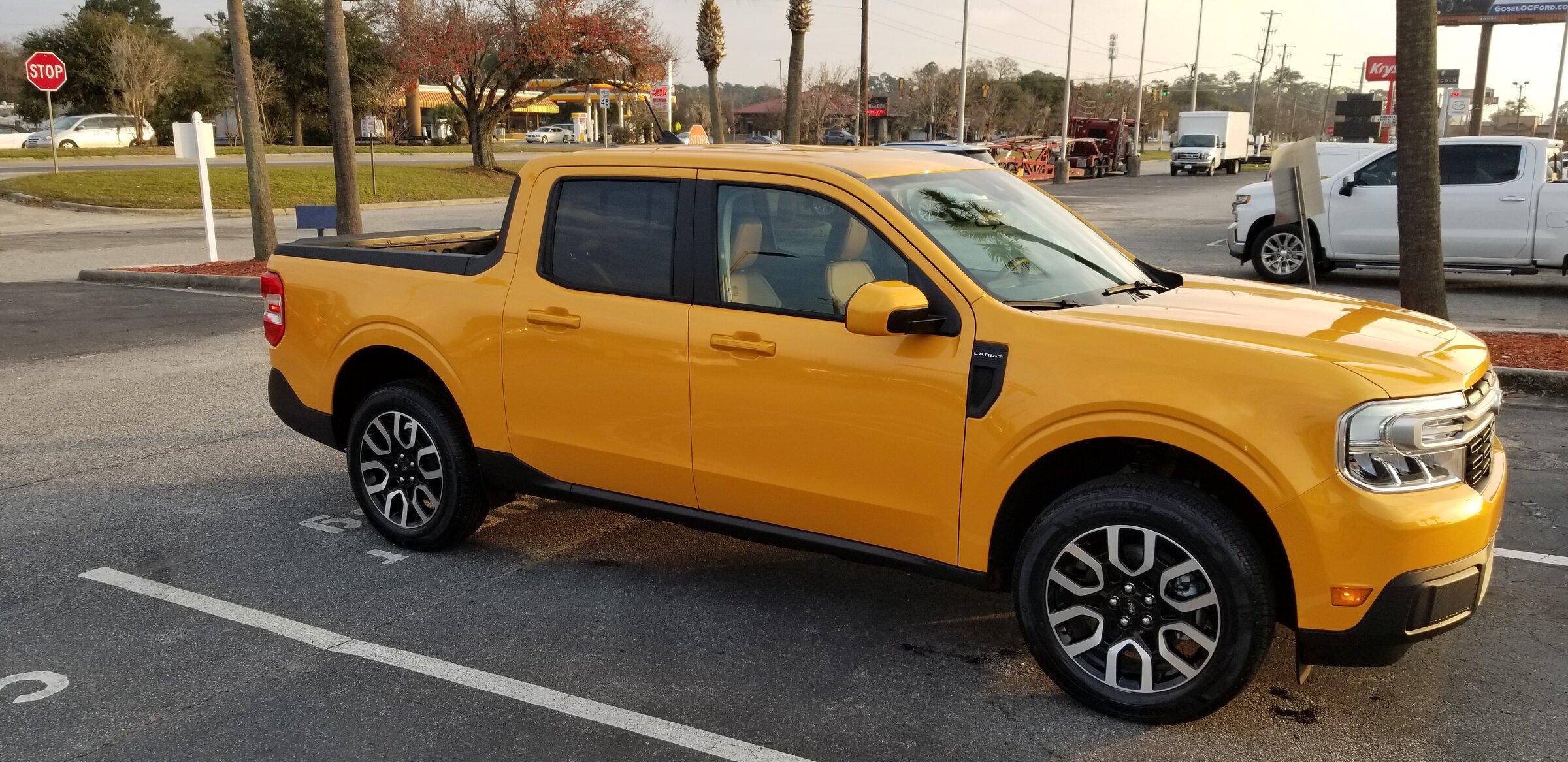 Ford Maverick CYBER ORANGE Maverick Photos Thread 20220126_170051