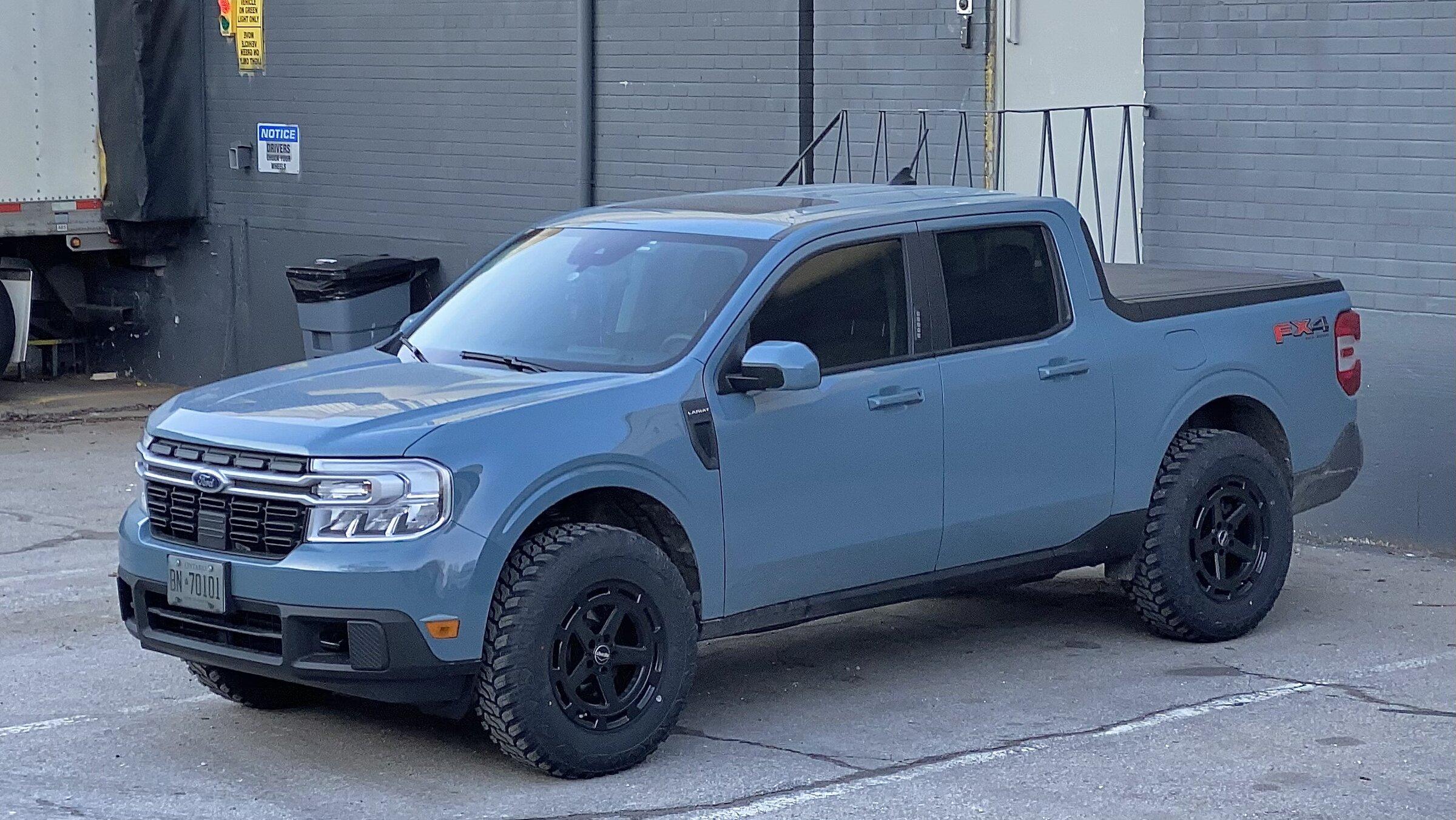 Ford Maverick Rough Country 2” Lift Kit, Reika wheels 17x8 20 offsets on 265/70r17 M/T C9ABB276-F6F7-4717-BA6B-BA53D03EF71F