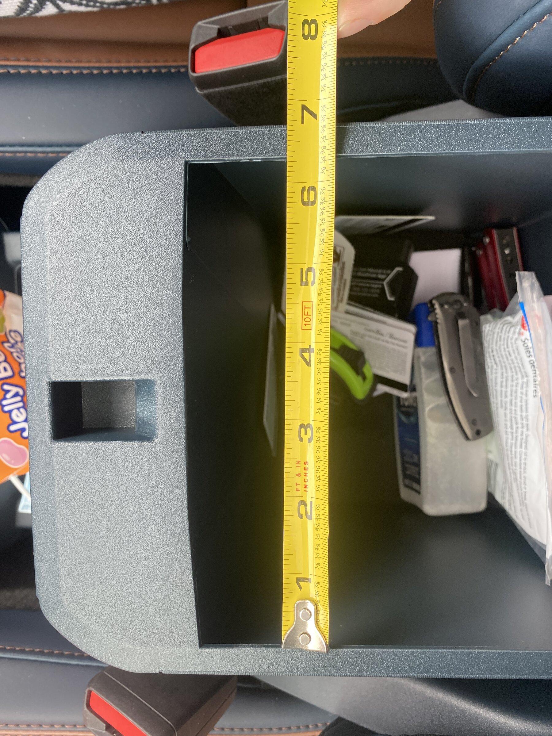 Ford Maverick Approximate centre console / armrest dimensions. E060BCBC-F287-438B-BF03-4CBD36BE7ED7