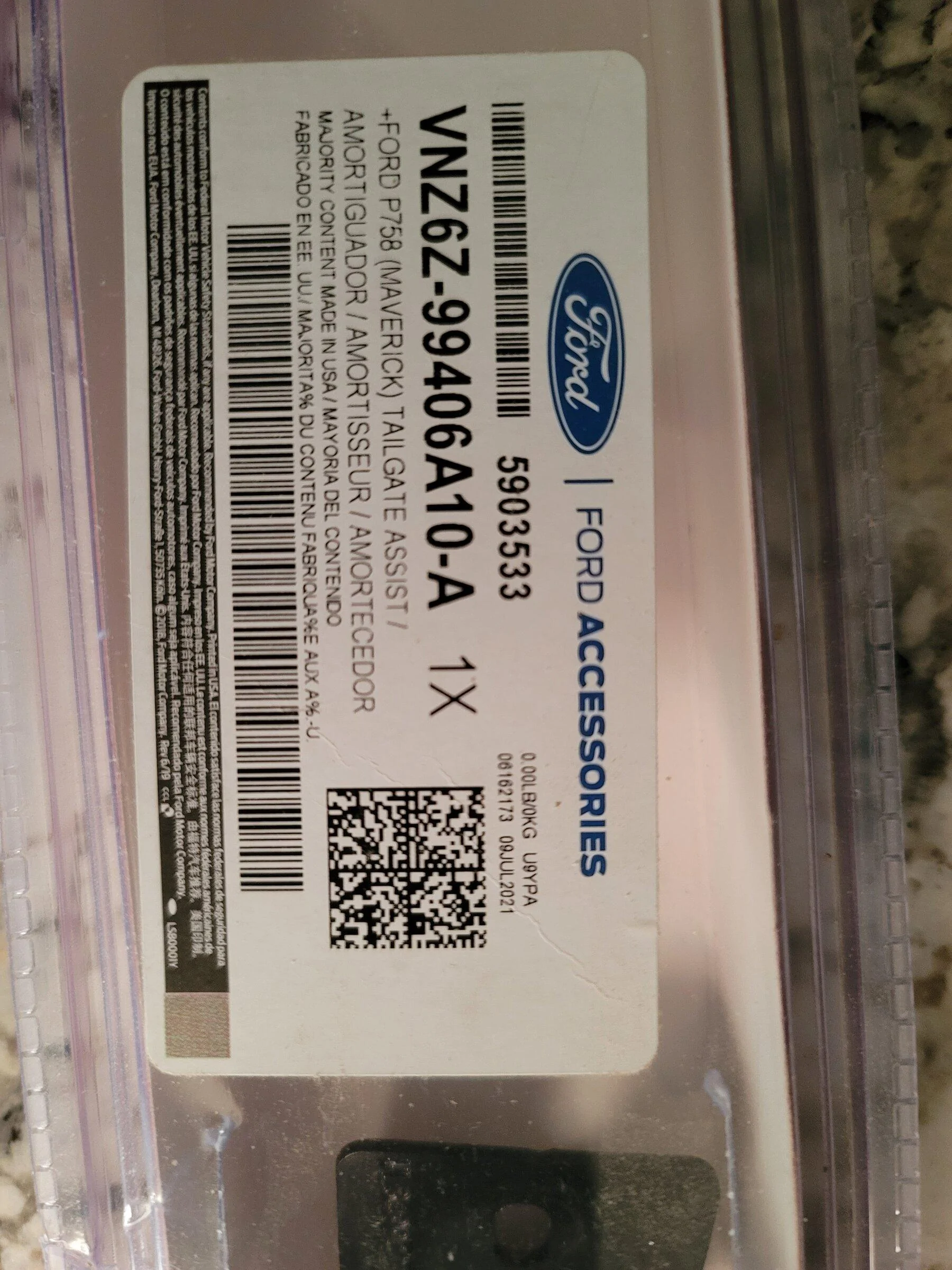 Ford Maverick Where to Order DeeZee Tailgate Assist? 20220404_162219
