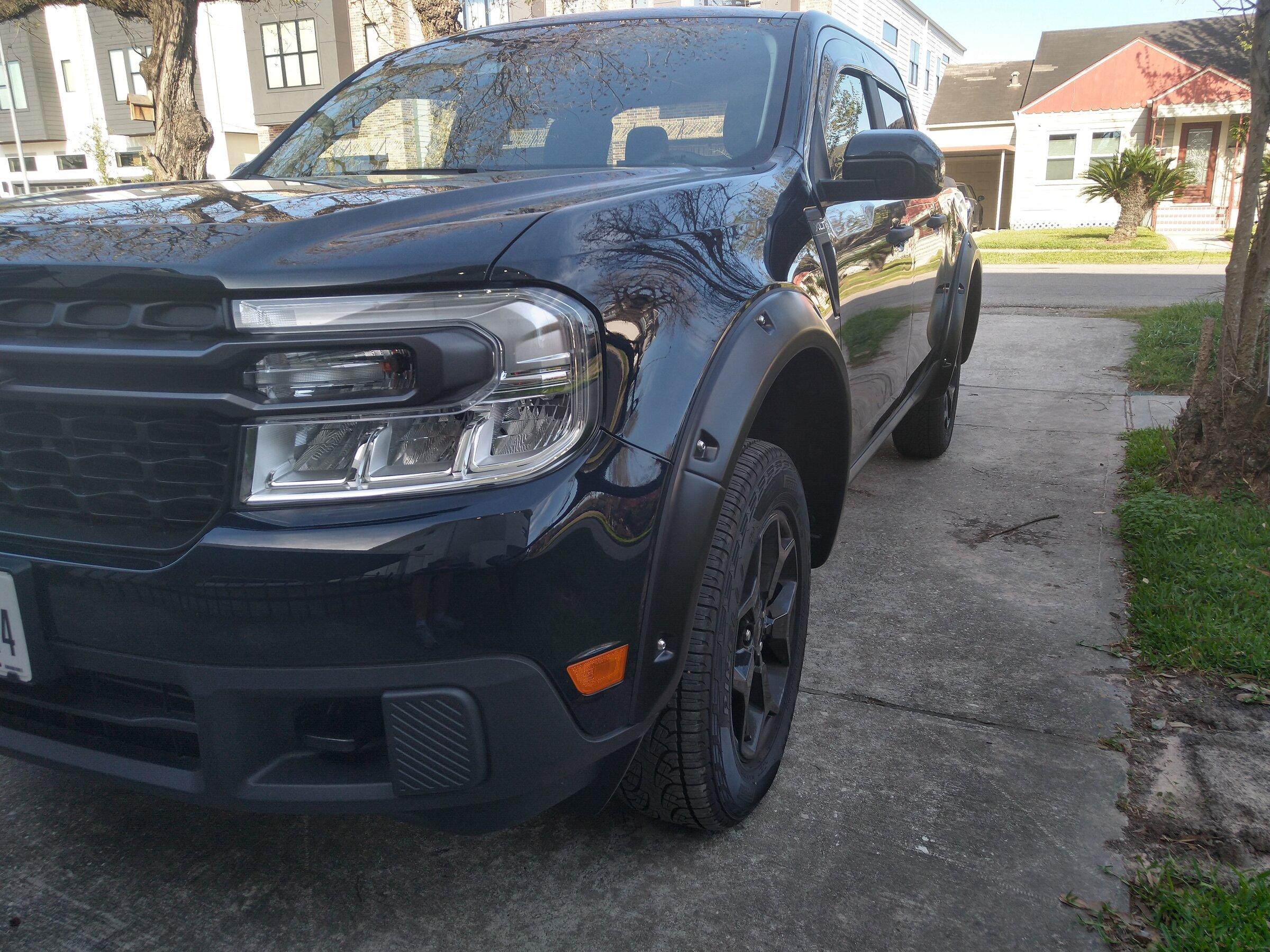 Ford Maverick RealTruck.com Bushwacker Fender Flares IMG_20220327_170741129_HDR