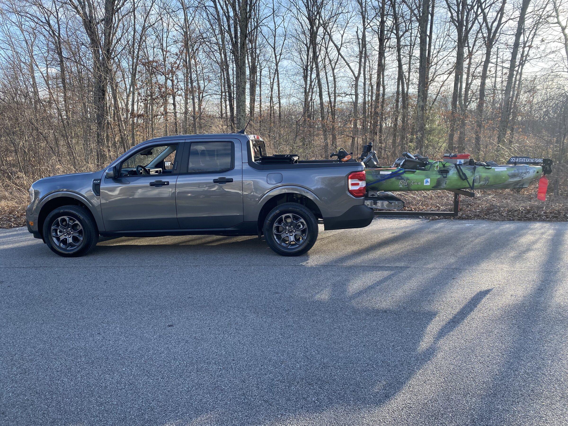 Ford Maverick My Maverick hauling a 13 foot kayak! D71E8F84-B443-4B20-A4F5-7F27090070FB