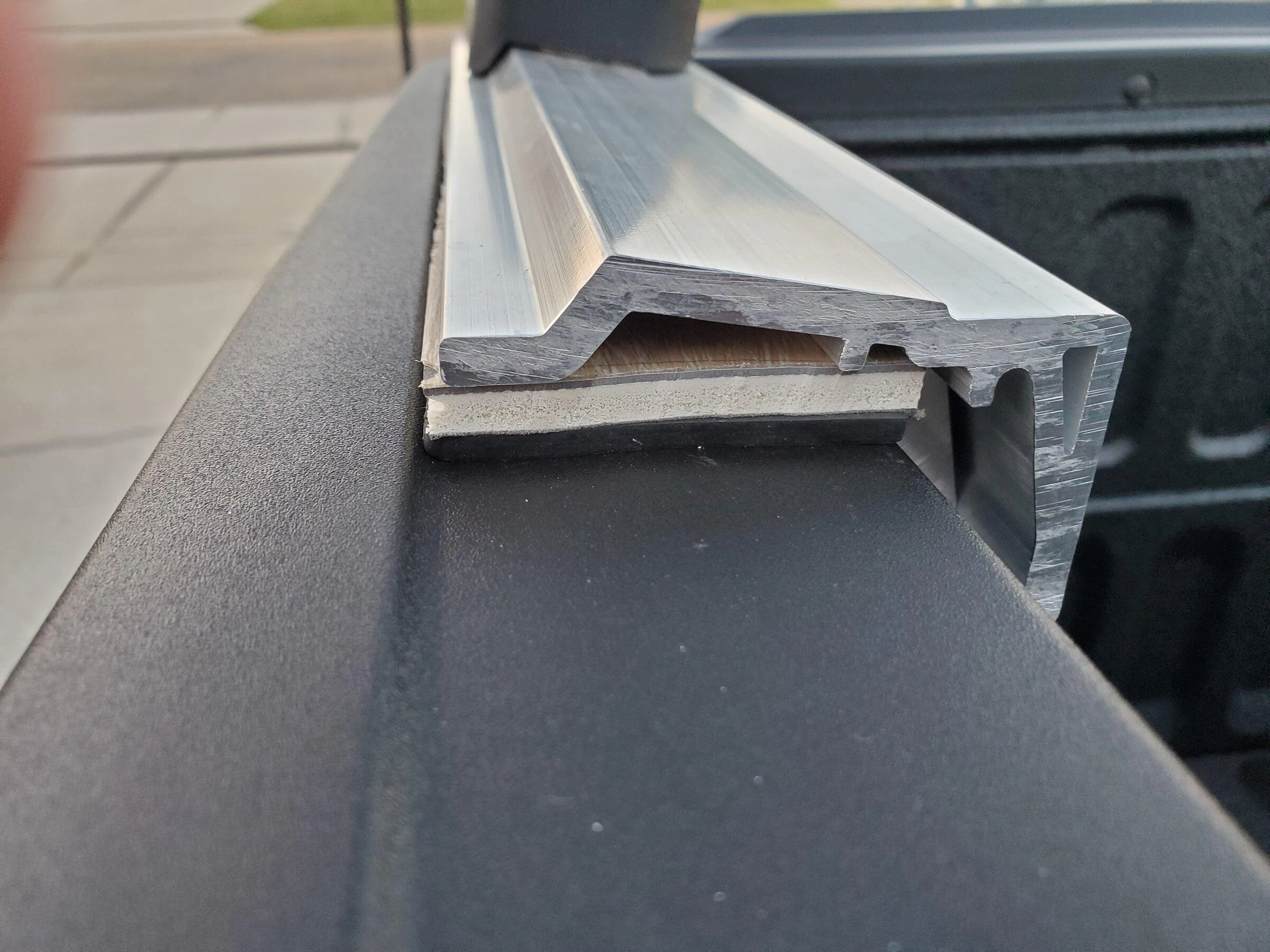 Ford Maverick Werner TR701-A rack modification for Maverick 20220404_185507